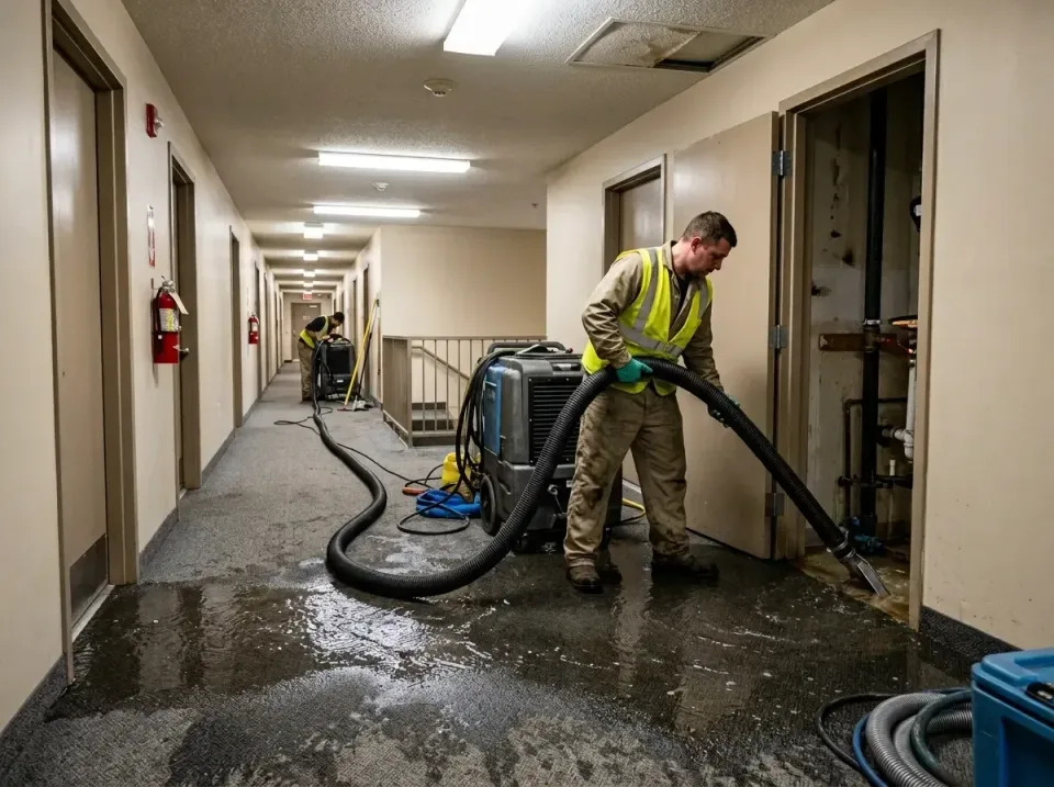 multi-unit-apartment-hallway-f-005 — frequently asked questions, Emergency Burst Pipe Water Extraction & Removal in Great Be…